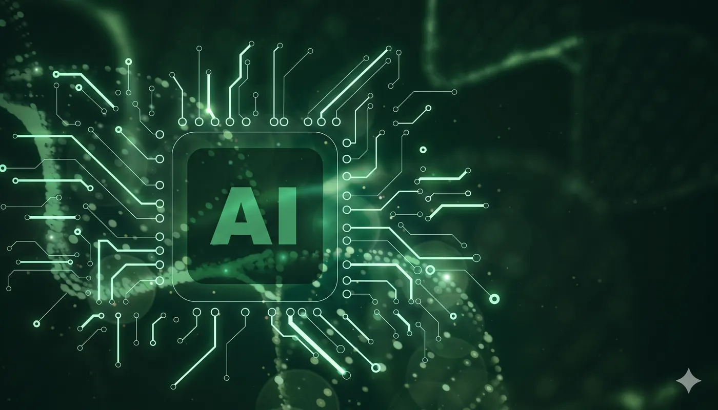 KI & Analyse – künstliche Intelligenz auf Schaltkreis