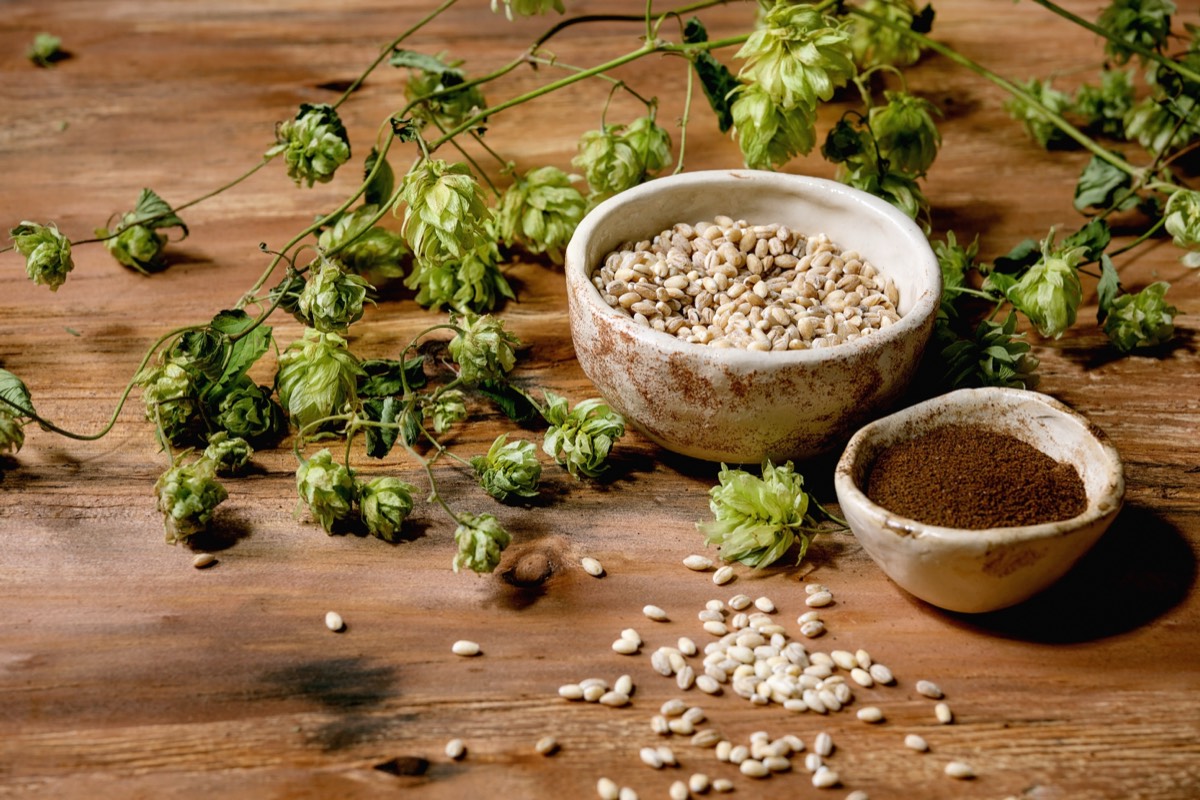 Hopfen, Malz und Getreide